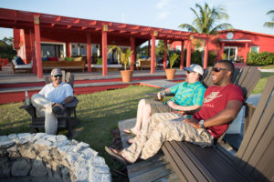 enjoy a bonfire by the sea