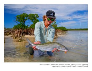 Abaco is home universal numbers of bonefish offering a haven of fishing