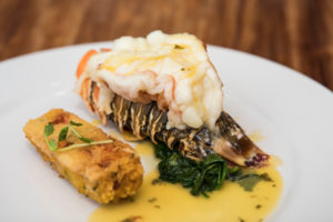 À la carte menu with exceptional fresh, local dishes