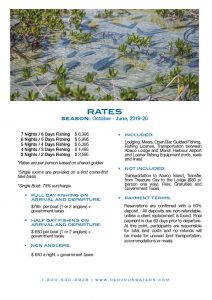 NW program info 2019 Abaco rates