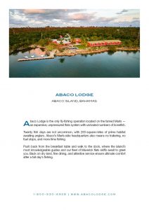 NW program info 2019 Abaco lodge