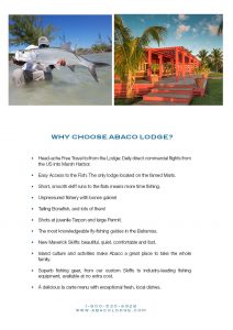 NW program info 2019 Abaco choose abaco lodge